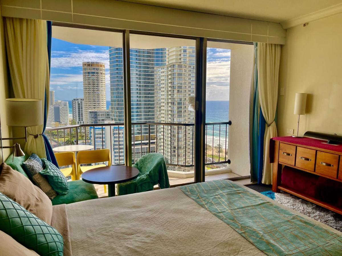 High Floor Ocean View At Surfers Paradise - Hotel Studio Gold Coast Extérieur photo